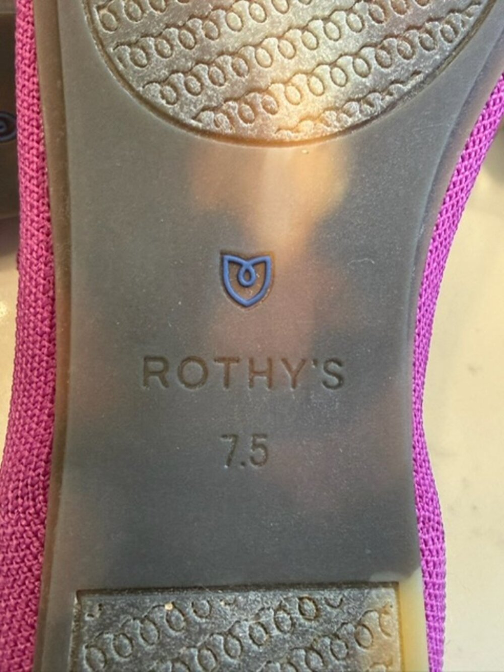 Rothy's The Square Mary Jane flats in Wild Orchid, size 7 1/2 - Picture 3 of 3